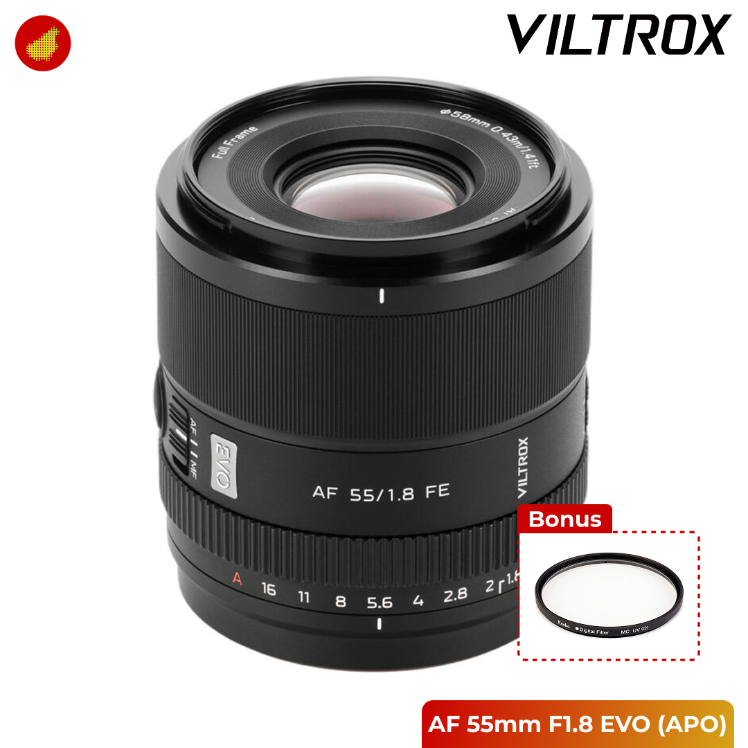 Viltrox AF 55mm F1.8 EVO (APO) for Sony / Nikon