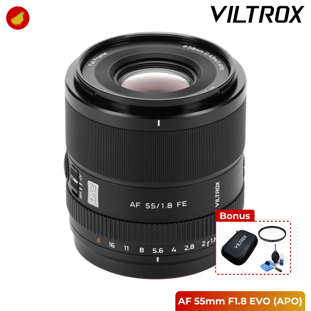 Viltrox AF 55mm F1.8 EVO (APO) for Sony / Nikon