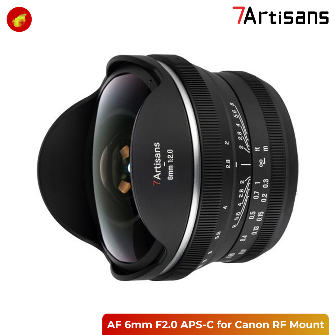 7Artisans AF 6mm F2.0 for Sony / Canon
