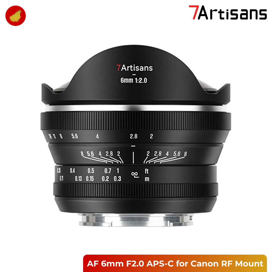 7Artisans AF 6mm F2.0 for Sony / Canon
