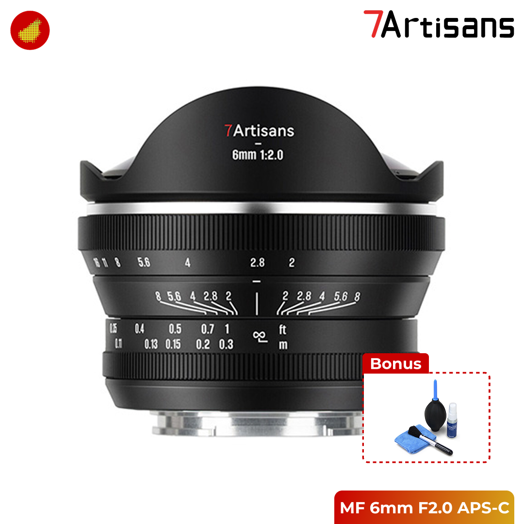 7Artisans MF 6mm F2.0 for Sony / Canon