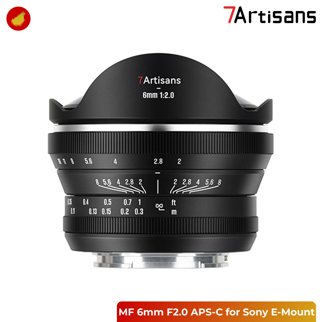7Artisans MF 6mm F2.0 for Sony / Canon