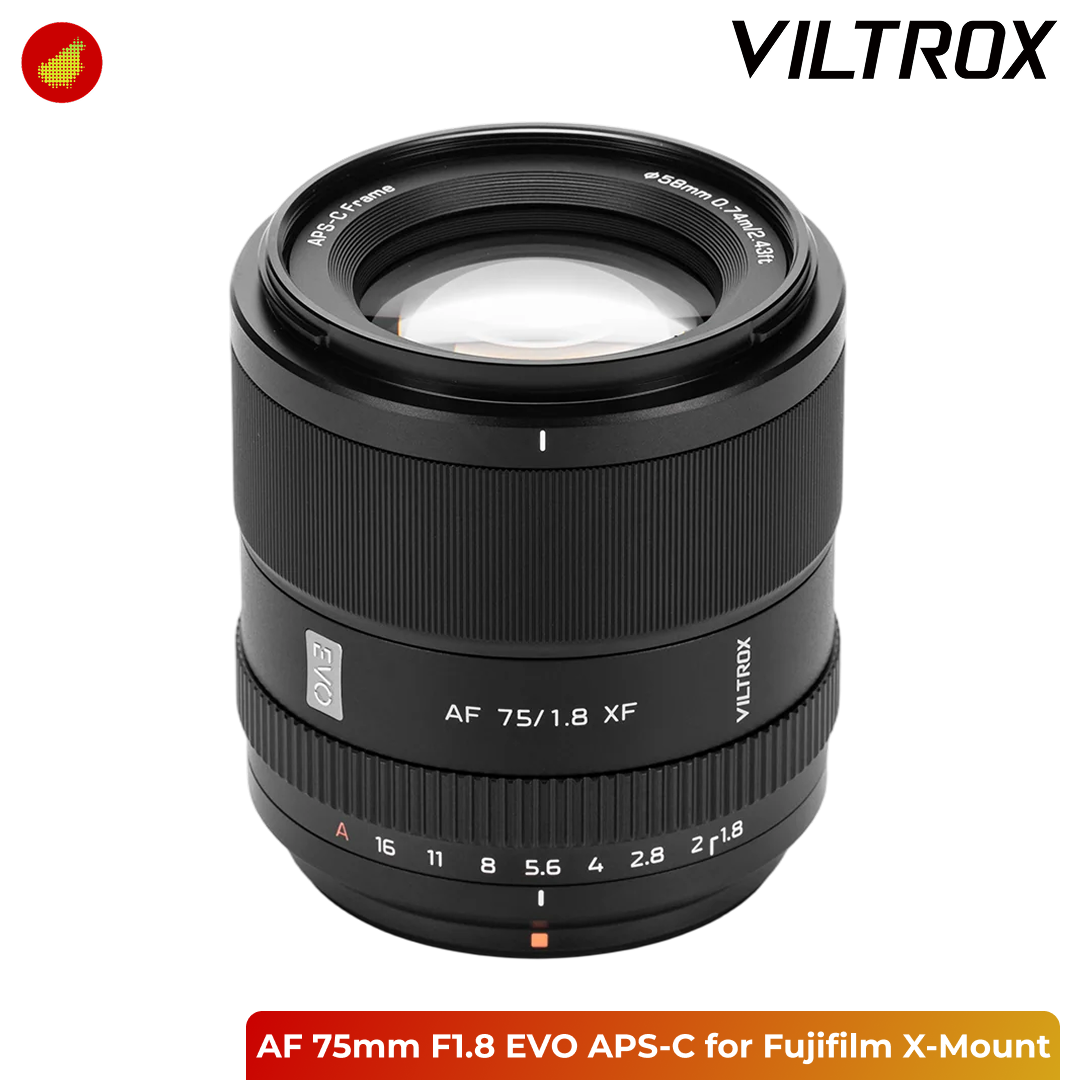 Viltrox AF 75mm F1.8 EVO for FUJIFILM