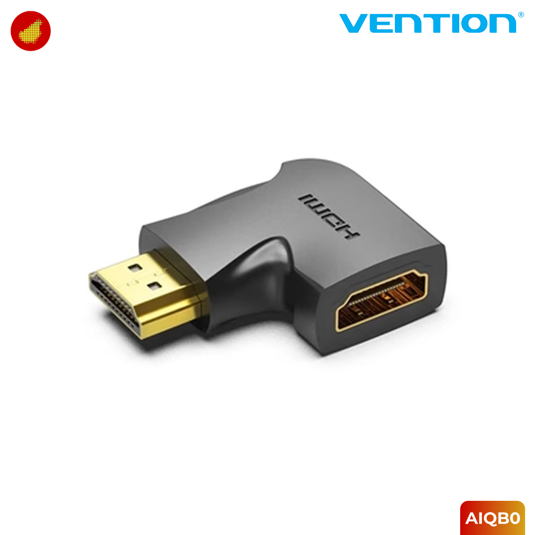 Vention HDMI 270 Degree Male to Female Vertical Flat Adapter - AIQB0