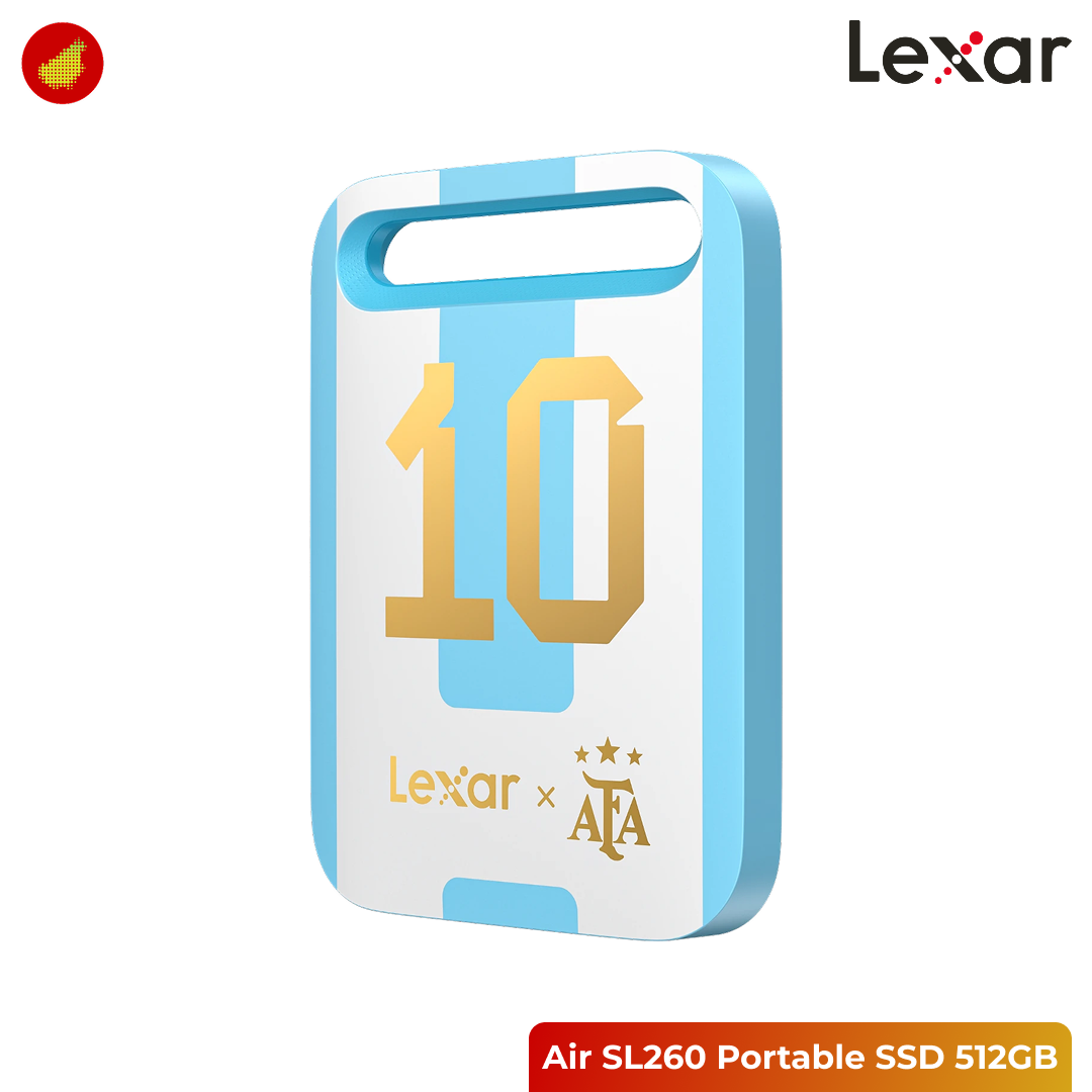 Lexar Air SL260 Portable SSD Elite Legends Series AFA Edition World Cup 390MB/s - 512 GB | 1 TB