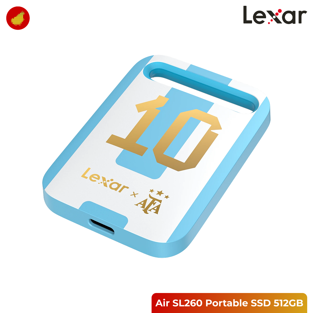 Lexar Air SL260 Portable SSD Elite Legends Series AFA Edition World Cup 390MB/s - 512 GB | 1 TB