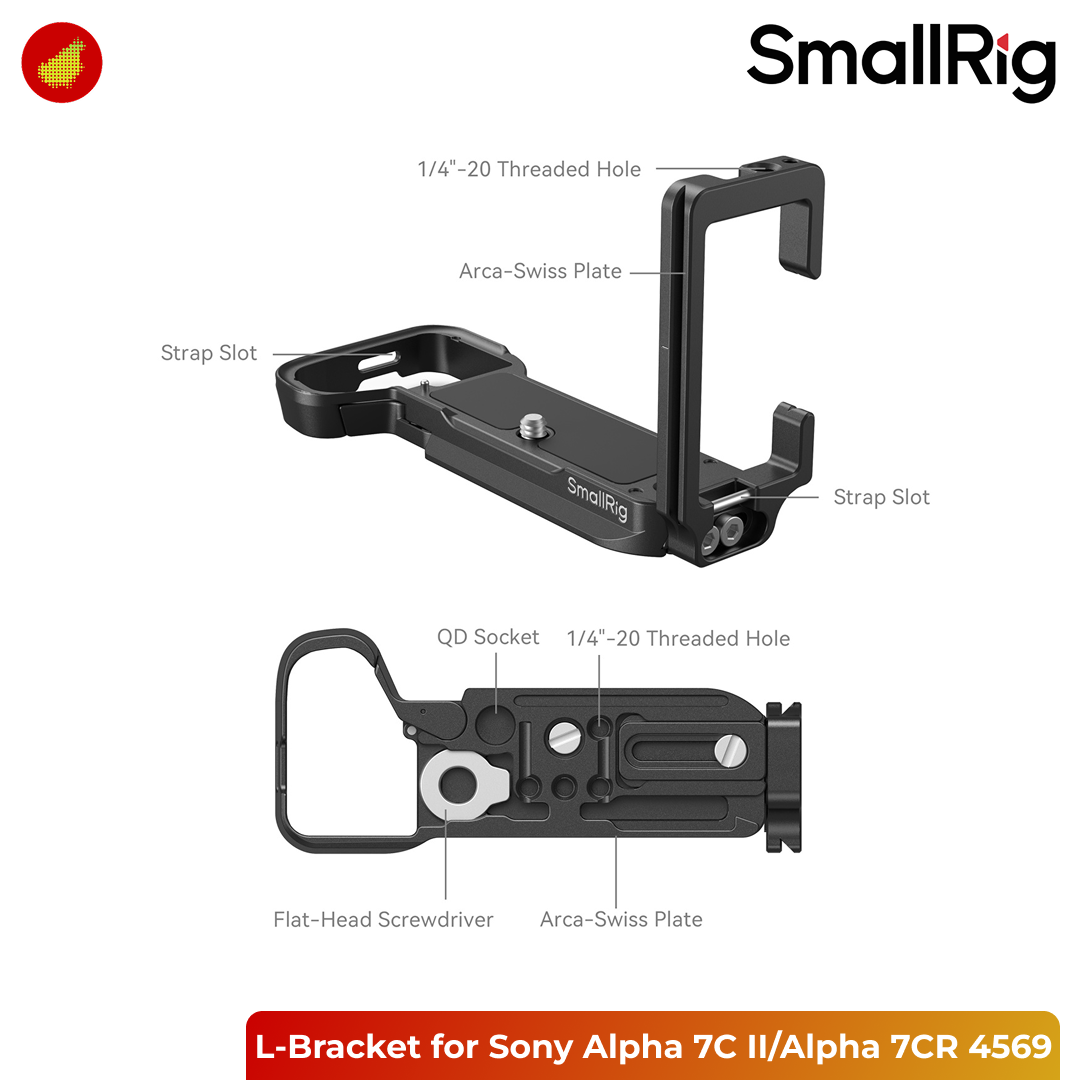 SmallRig L-Bracket for Sony Alpha 7C II/Alpha 7CR