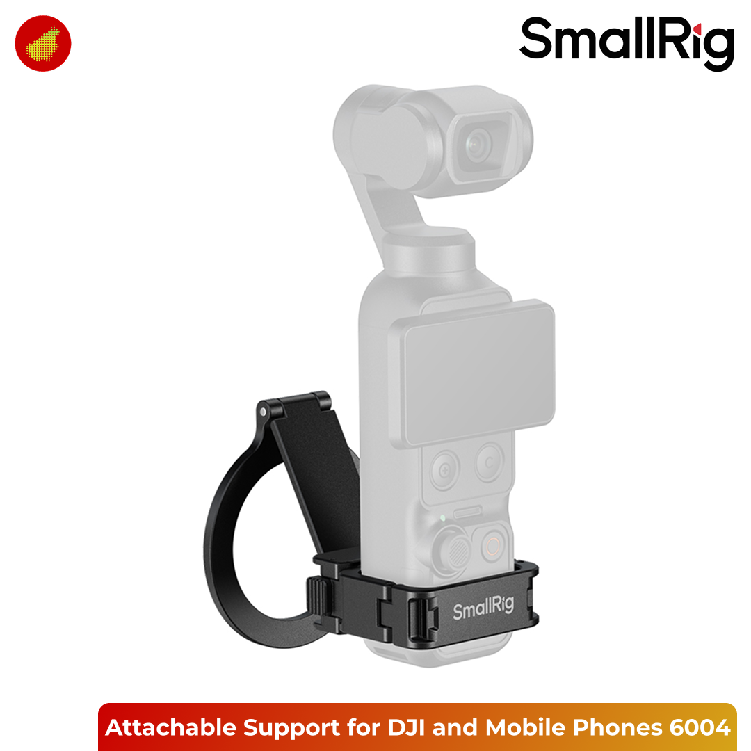 SmallRig Attachable Support for DJI Osmo Pocket 4P / 4 / 3, Xtra Muse, and Mobile Phones - 6004