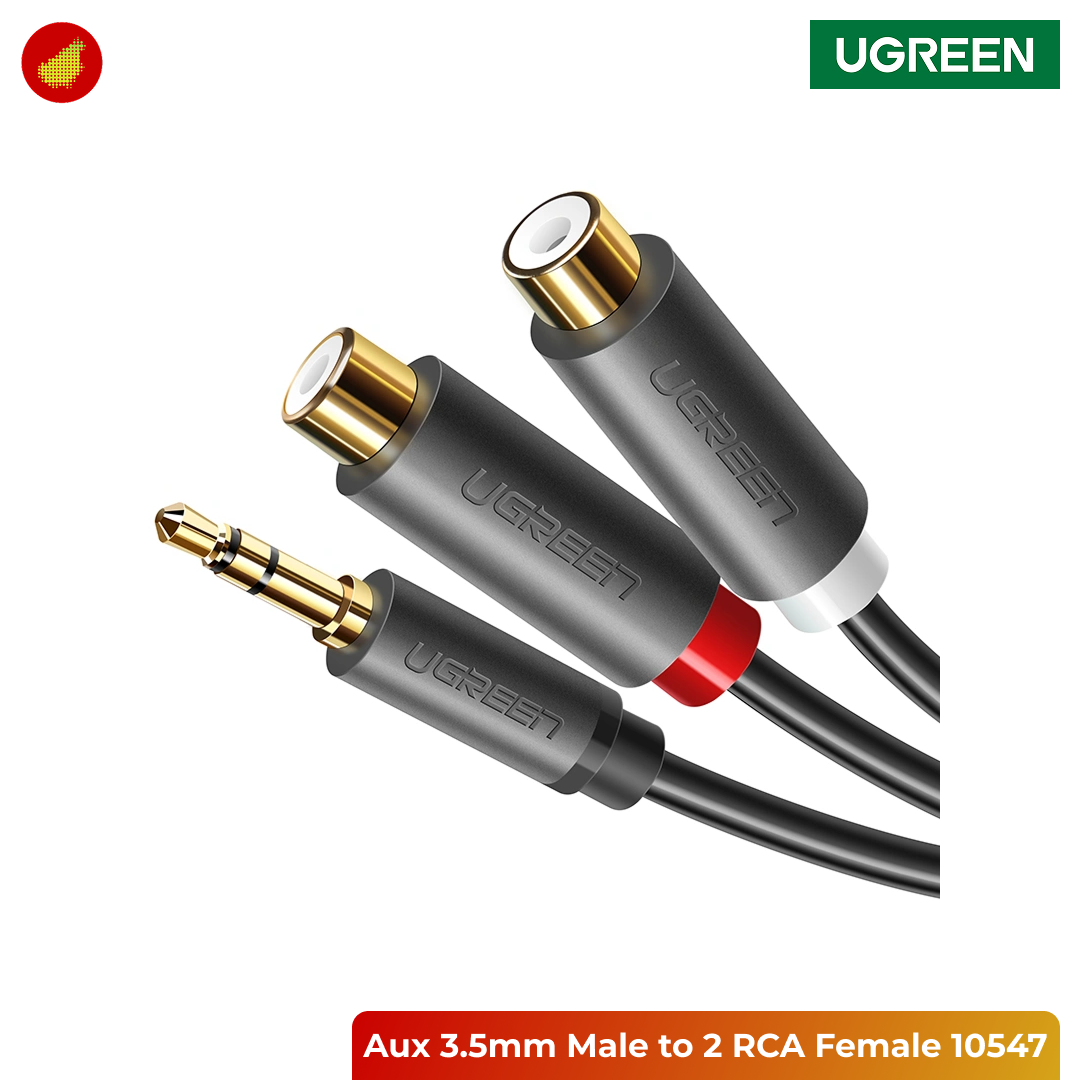 UGREEN Aux 3.5mm Male to 2 RCA Female