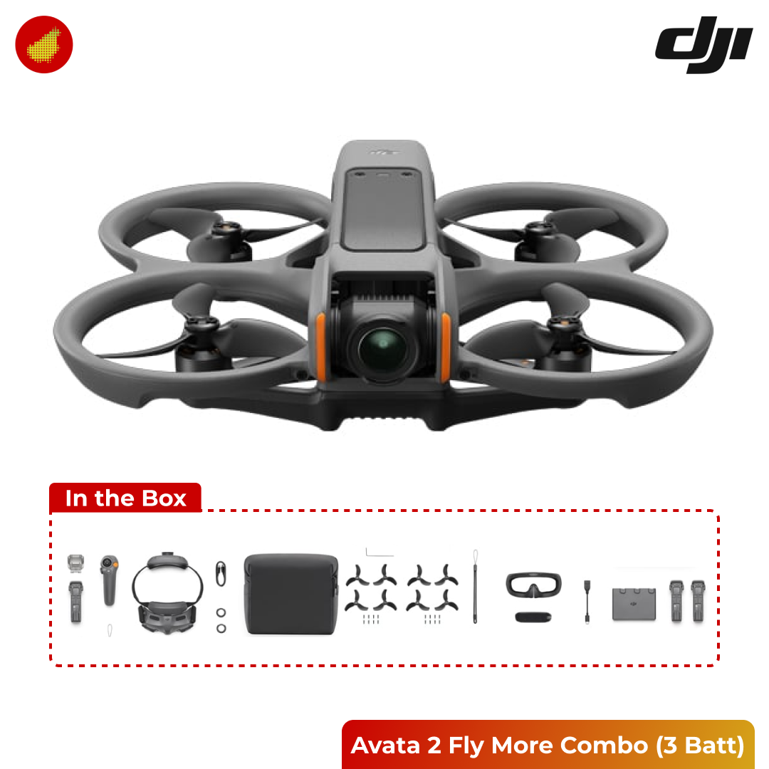 DJI Avata 2 Fly More Combo (3 Batteries)