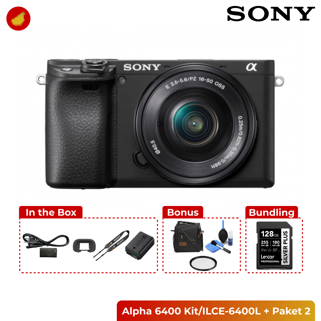 Sony Alpha 6400 Kit (SELP1650)