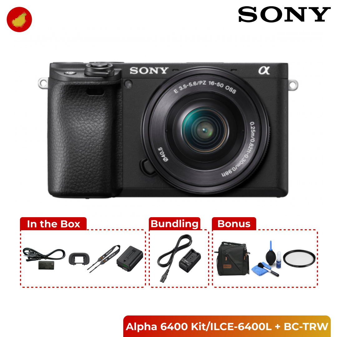 Sony Alpha 6400 Kit (SELP1650)