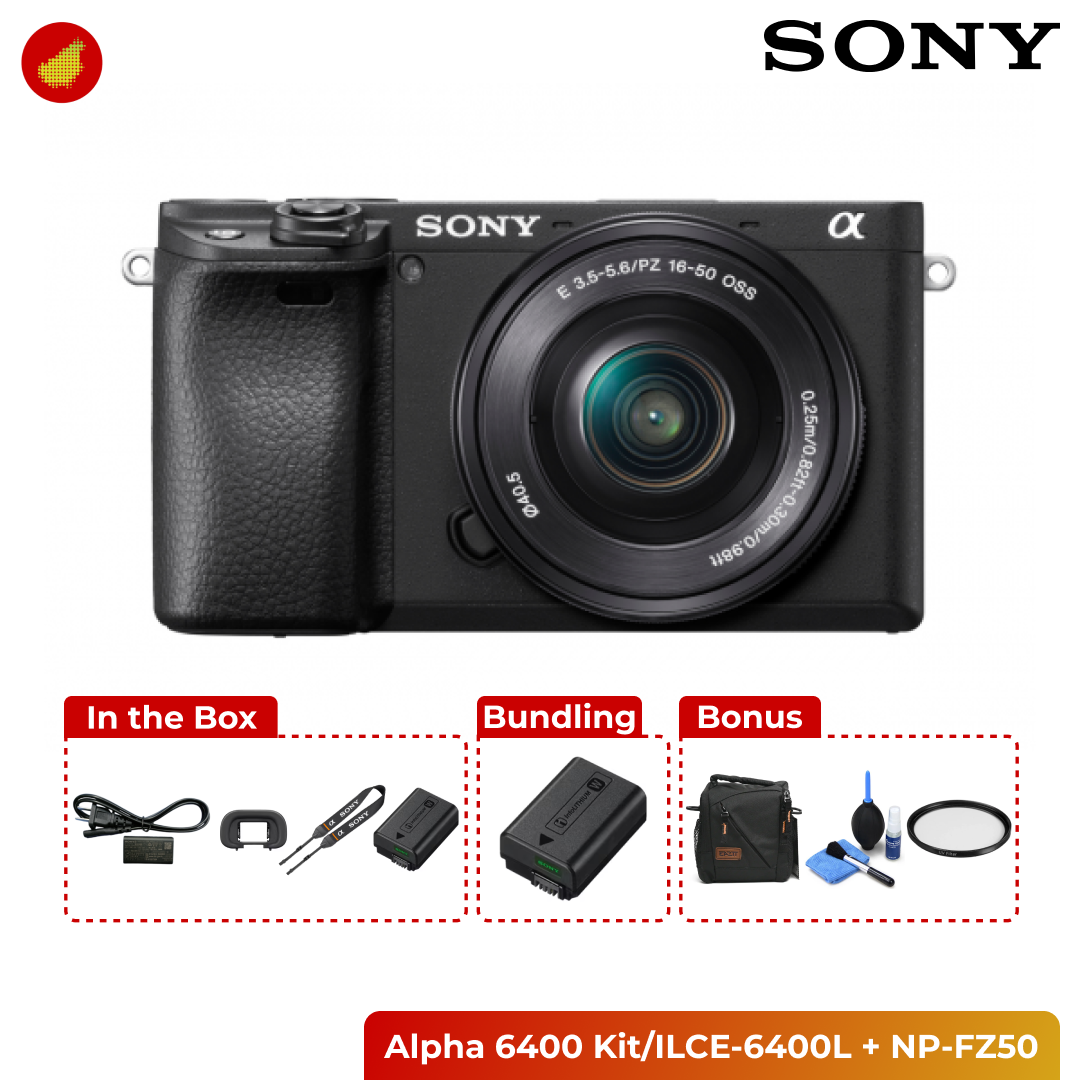 Sony Alpha 6400 Kit (SELP1650)