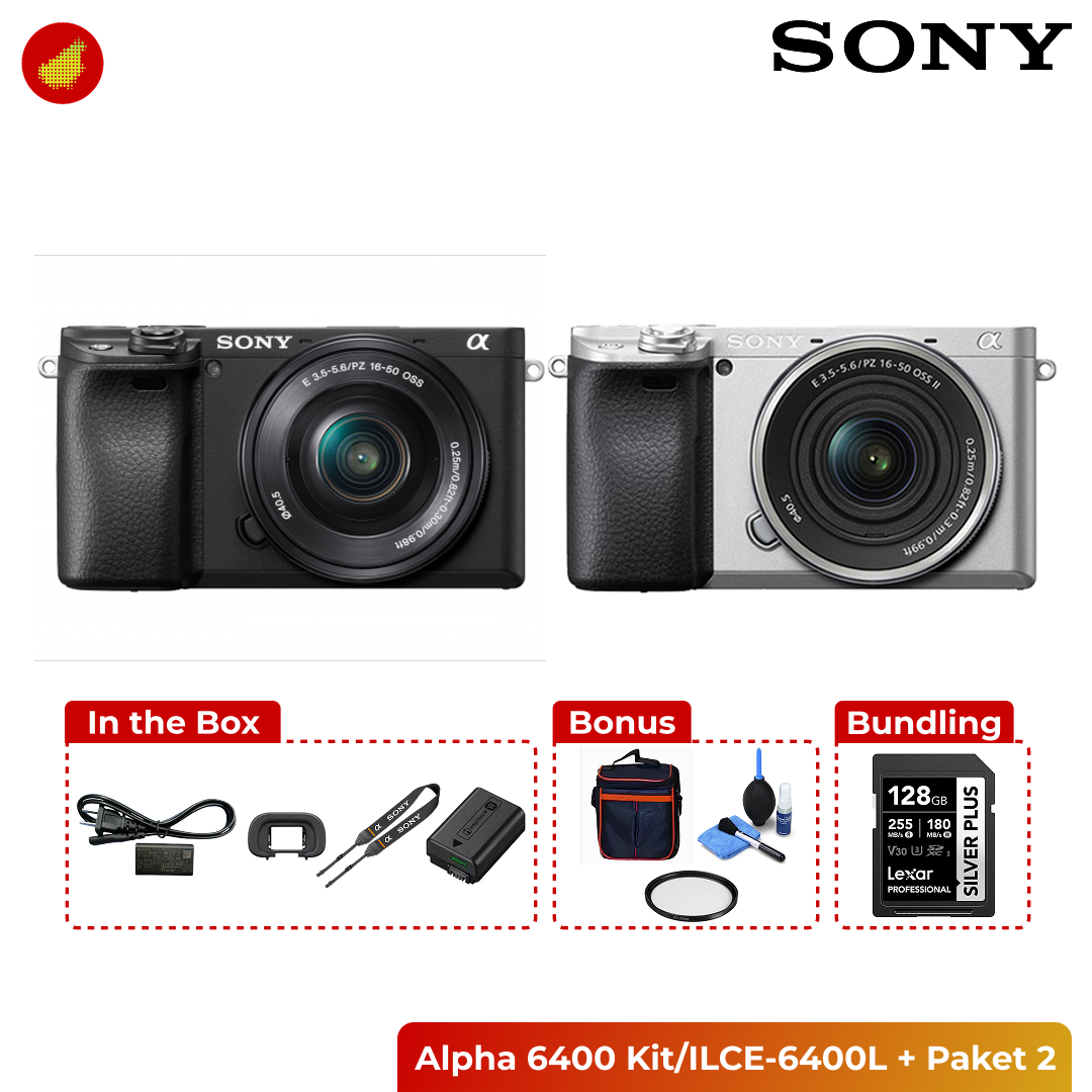 Sony Alpha 6400 Kit (SELP1650)