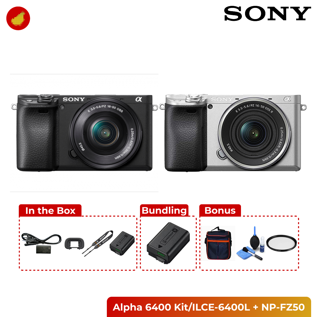 Sony Alpha 6400 Kit (SELP1650)