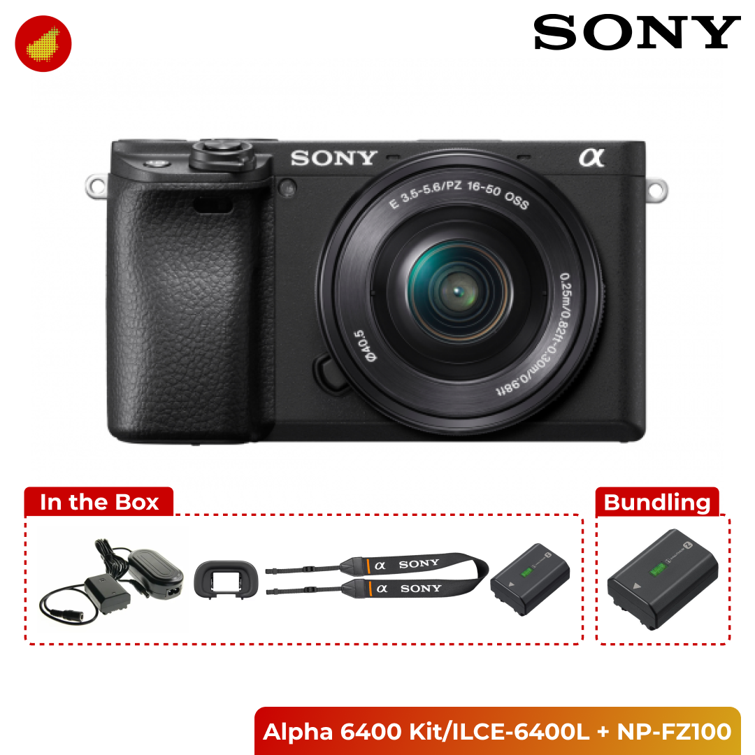 Sony Alpha 6400 Kit (SELP1650)