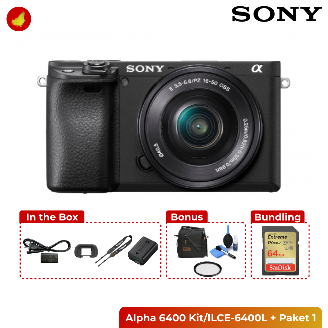 Sony Alpha 6400 Kit (SELP1650)