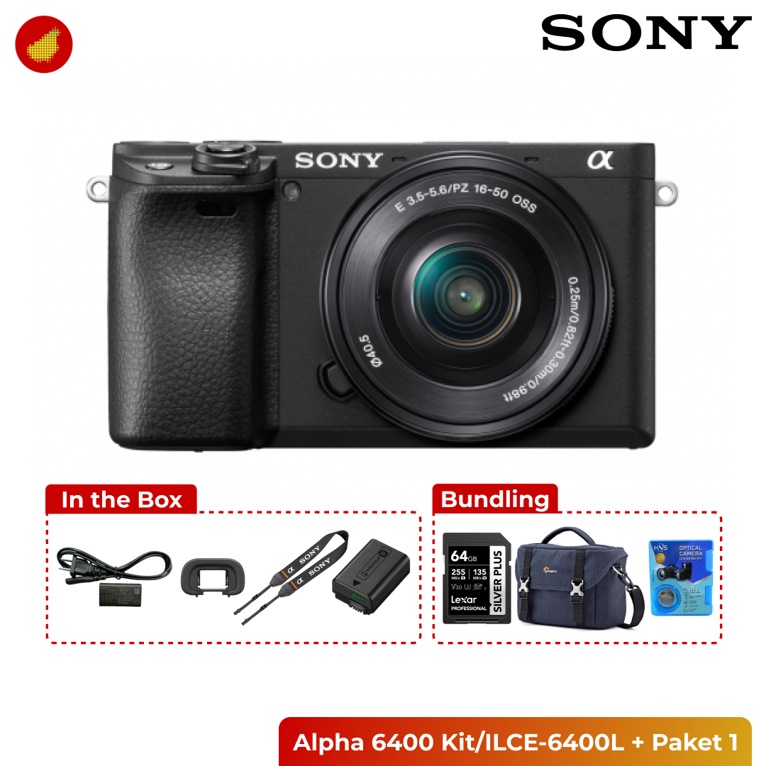 Sony Alpha 6400 Kit (SELP1650)