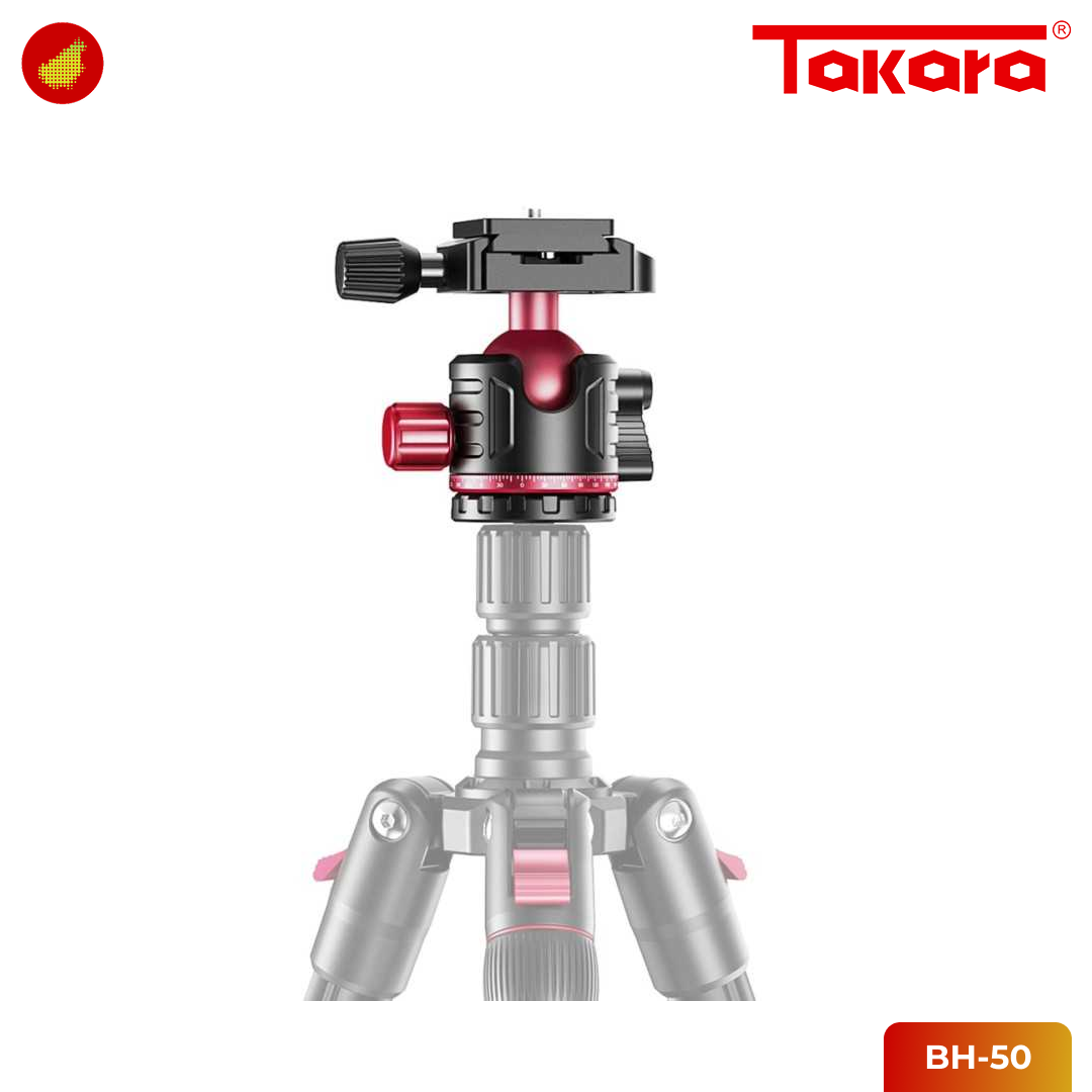 TAKARA BH-50 Ball Head with Arca-Swiss Plate