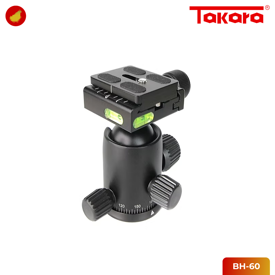 TAKARA BH-60 Ball Head with Arca Swiss Plate