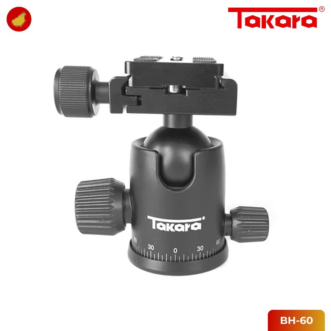 TAKARA BH-60 Ball Head with Arca Swiss Plate
