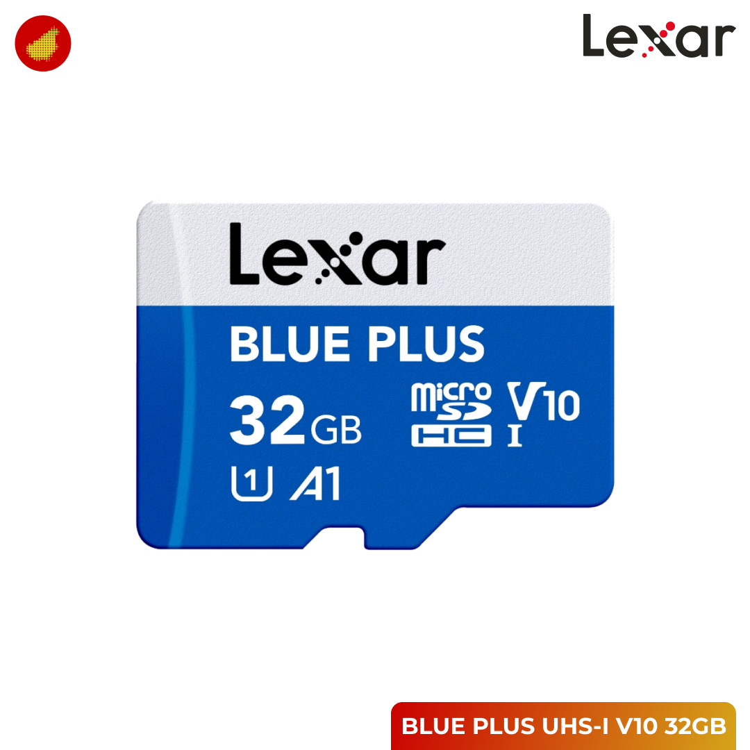 Lexar BLUE PLUS microSDHC/microSDXC UHS-I V10 Card 100MB/s - 32 GB | 64 GB