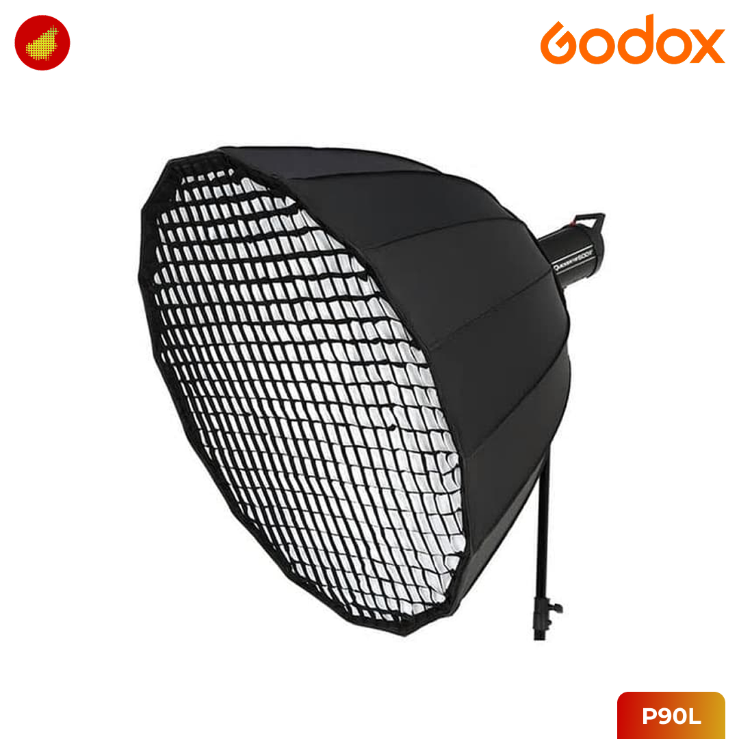 Godox P90L with Grid