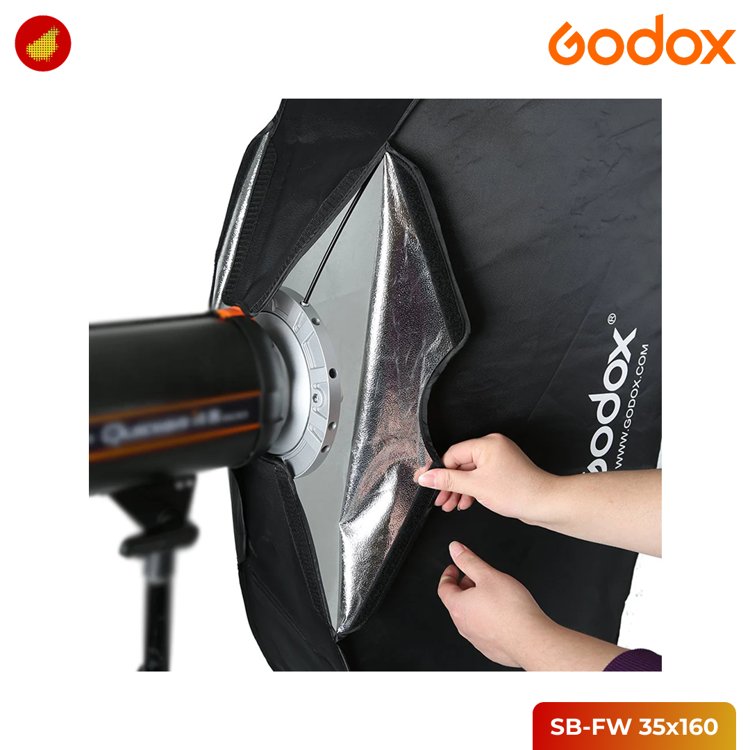 Godox Softbox SB-FW 30x120cm / 35x160cm / 80x120cm with Grid Mount Bowen