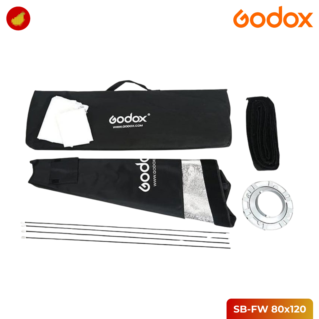 Godox Softbox SB-FW 30x120cm / 35x160cm / 80x120cm with Grid Mount Bowen