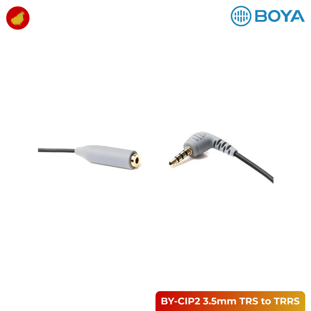 Boya BY-CIP2 3.5mm TRS to TRRS Adaptor