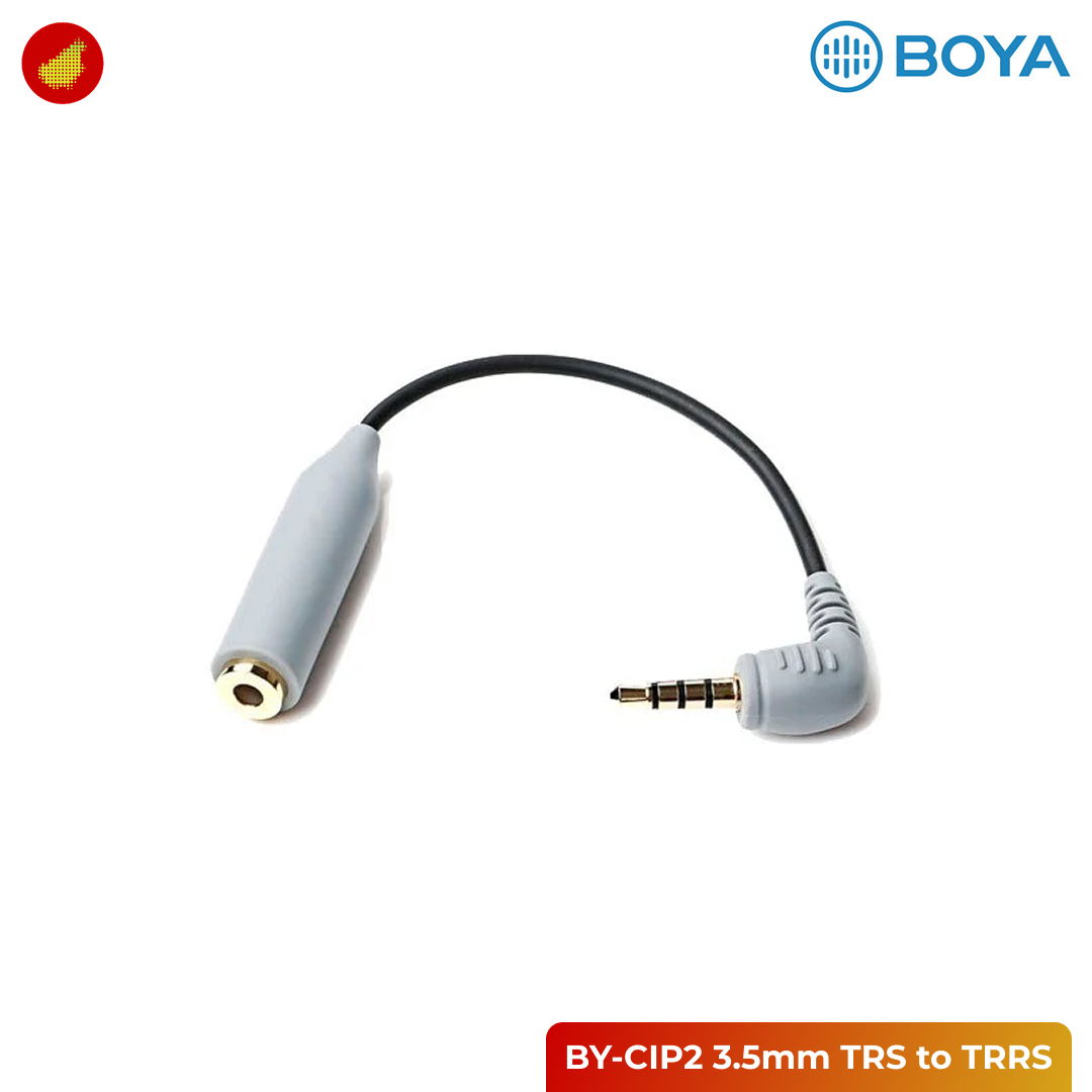 Boya BY-CIP2 3.5mm TRS to TRRS Adaptor