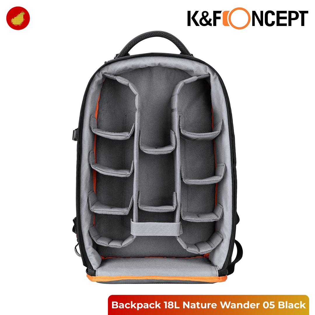 K&F Concept Backpack 18L Nature Wander 05 - Black KF31.205