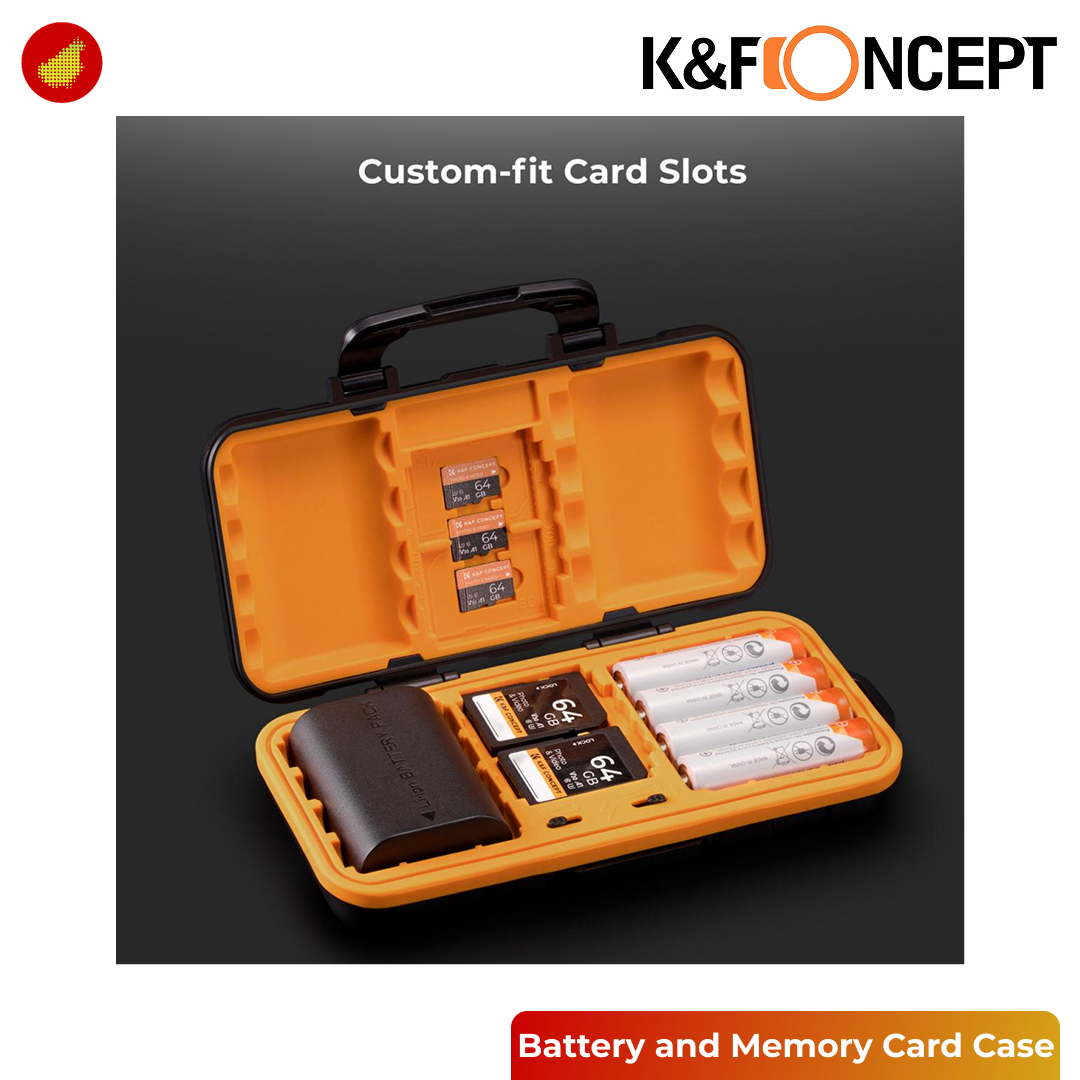 K&F Concept Camera Battery and Memory Card Case - 079