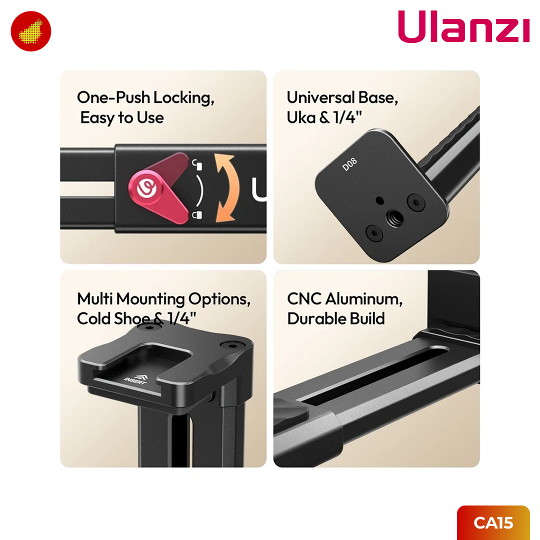 Ulanzi CA15 OneLock Tablet Clamp - C072