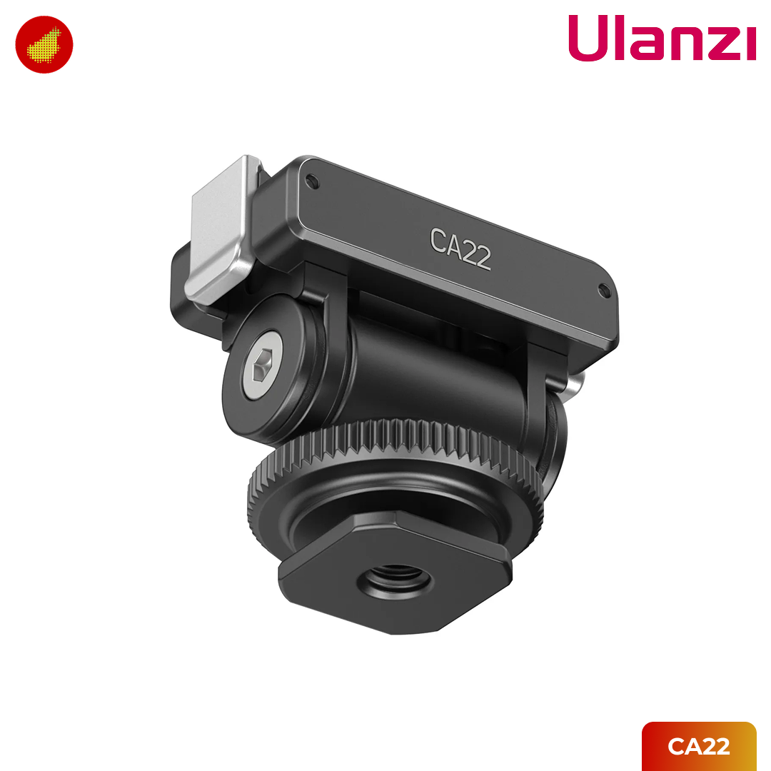 Ulanzi CA22 Cold Shoe Mount Adapter for Xtra Muse & DJI OSMO Nano/ Action 4/3 & Pocket 3 - C071GBB1