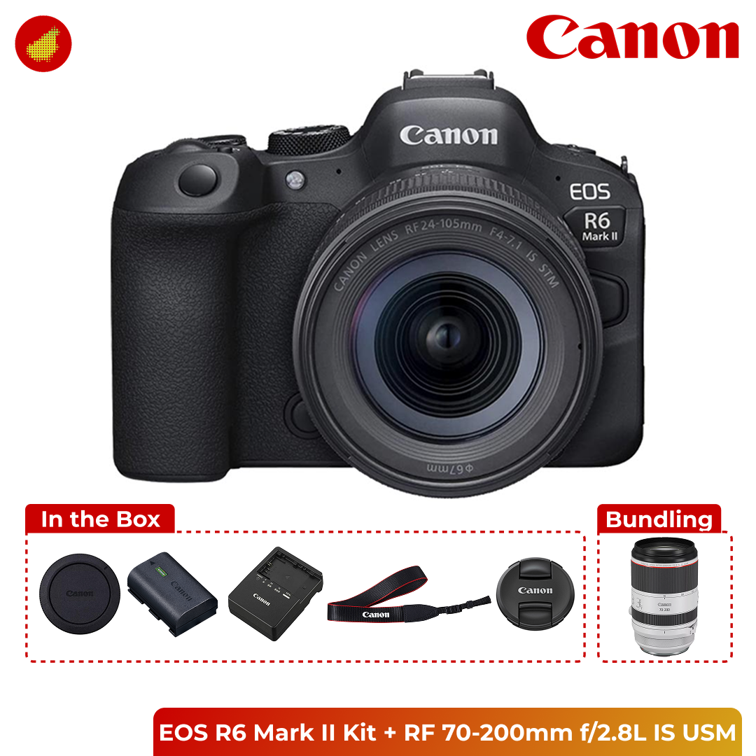 Canon EOS R6 Mark II Kit 24-105mm f/4-7.1