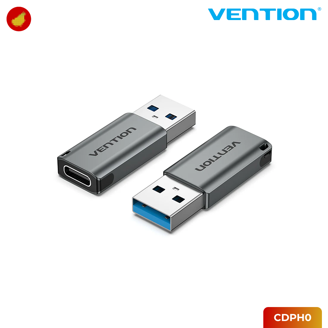 Vention USB 3.0 Male to USB-C Female Adapter Aluminum Alloy Type