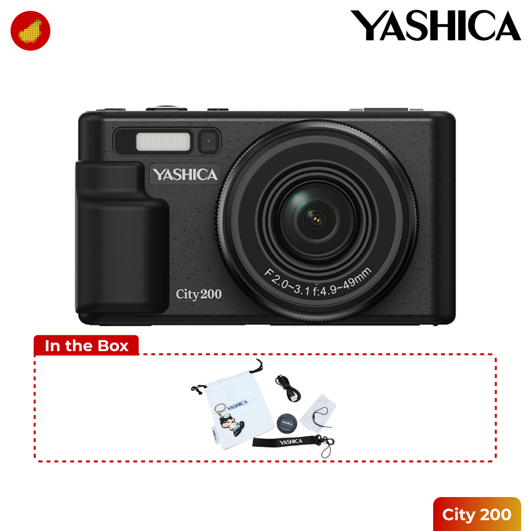 Yashica City 200 White digital camera Yashica City 200 White digital camera