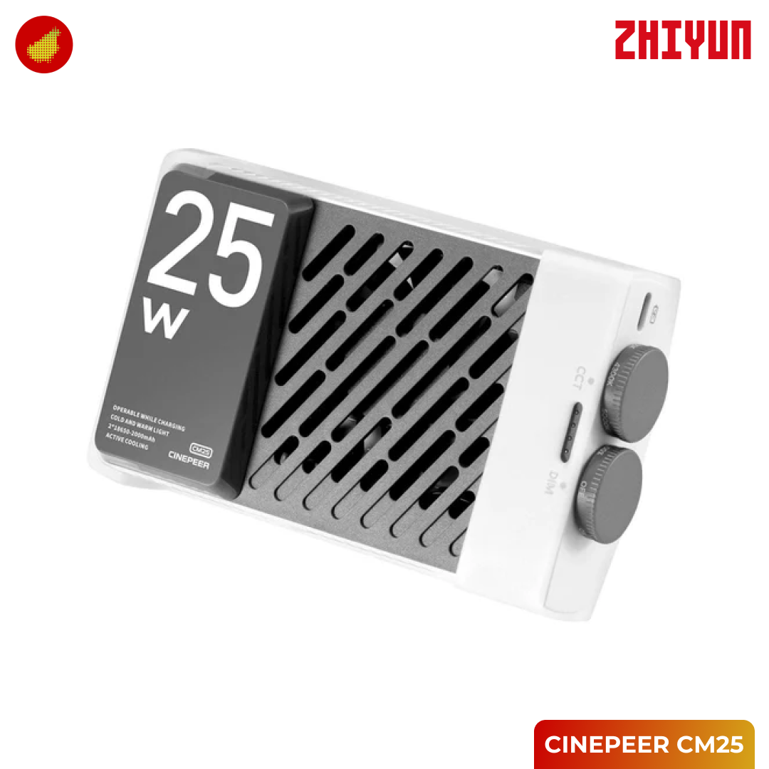 Zhiyun CINEPEER CM25 3-in-1 LED Photography Fill Light