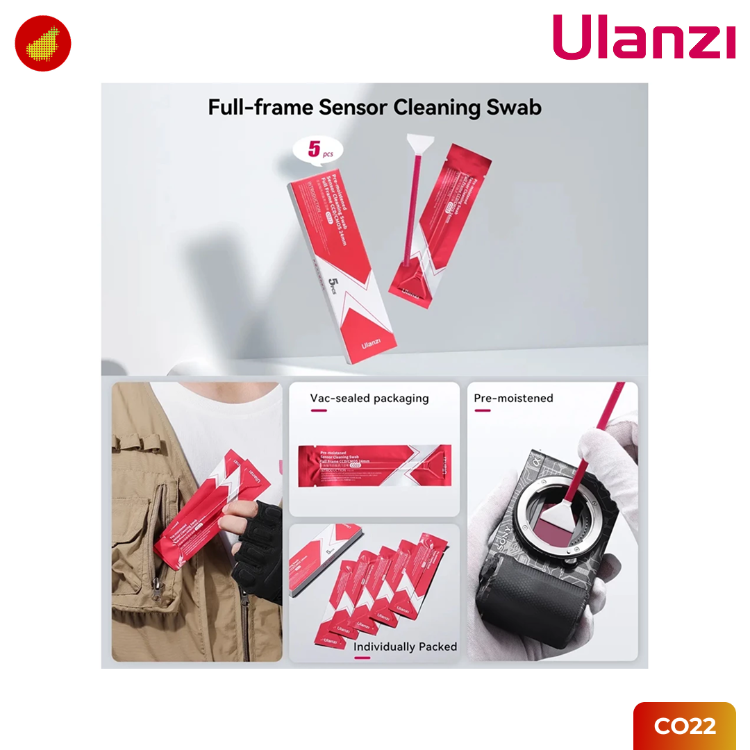 Ulanzi CO22 Full-Frame Sensor Cleaning Swab Kit