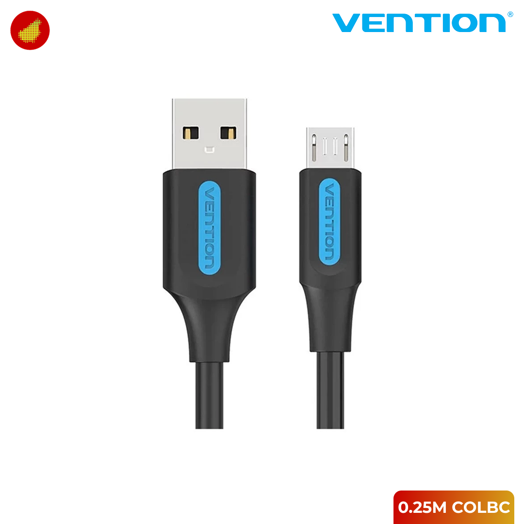 Vention USB 2.0 A Male to Micro-B Male 3A Cable