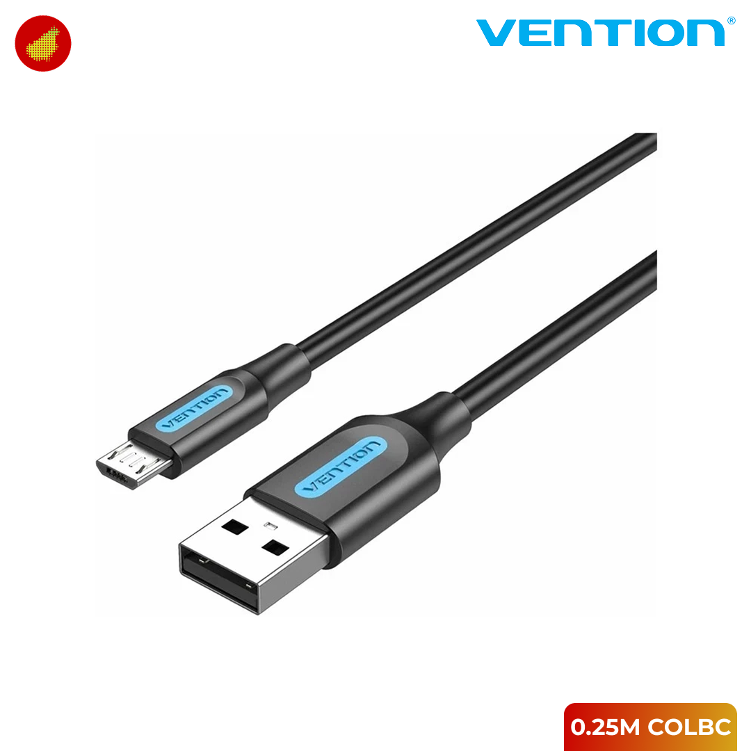 Vention USB 2.0 A Male to Micro-B Male 3A Cable