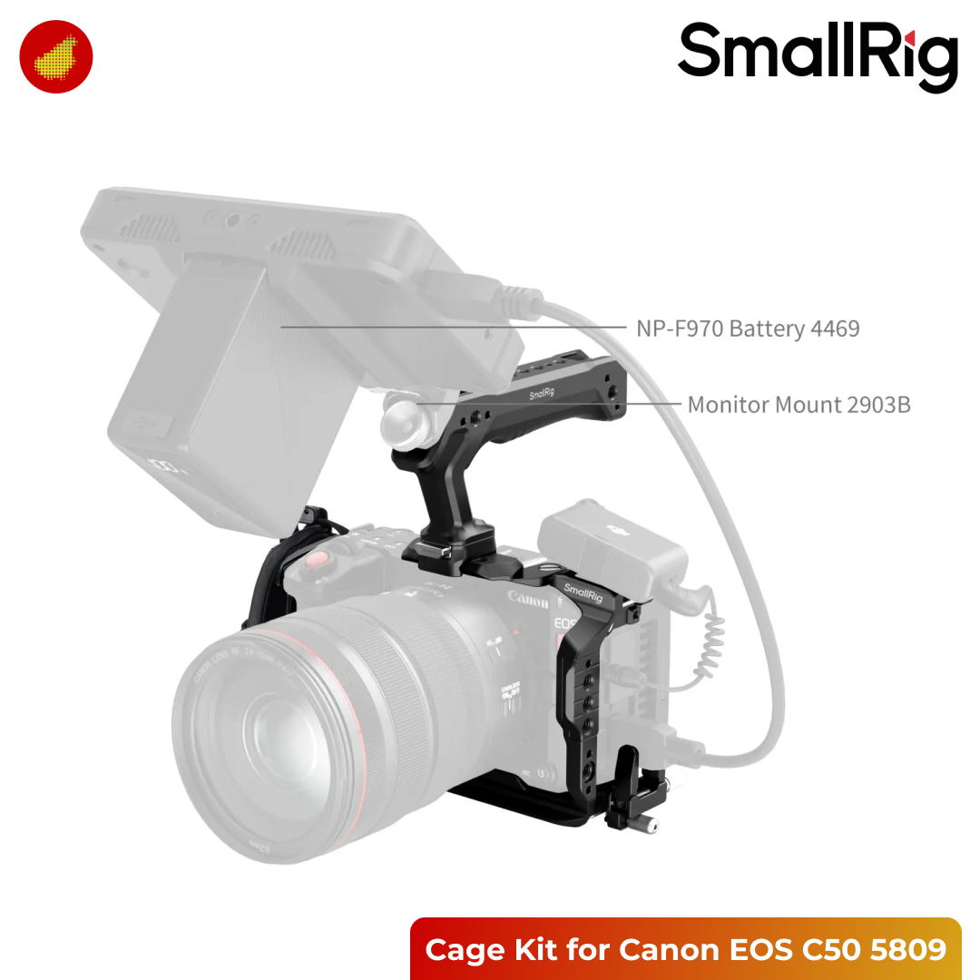 SmallRig Cage Kit for Canon EOS C50 with Top Handle - 5809