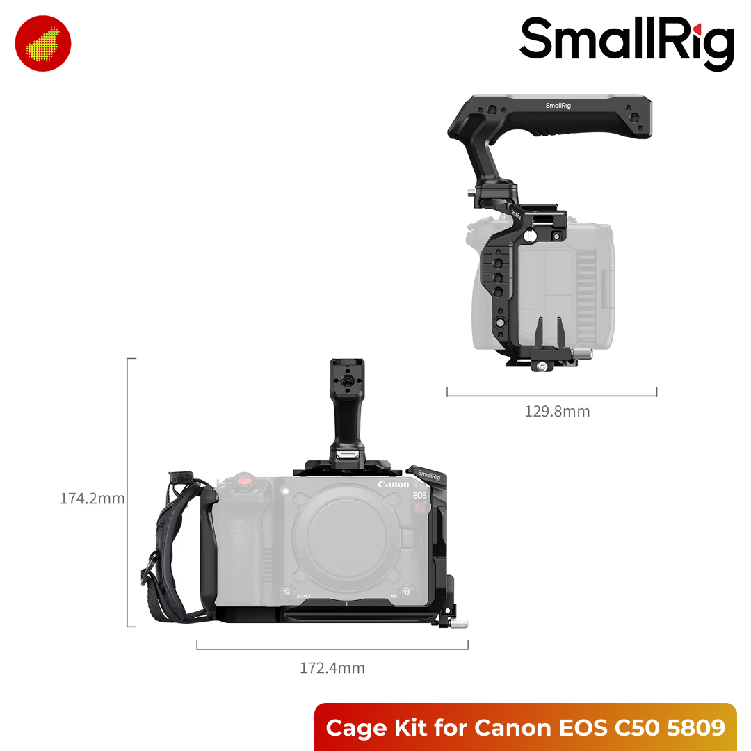 SmallRig Cage Kit for Canon EOS C50 with Top Handle - 5809
