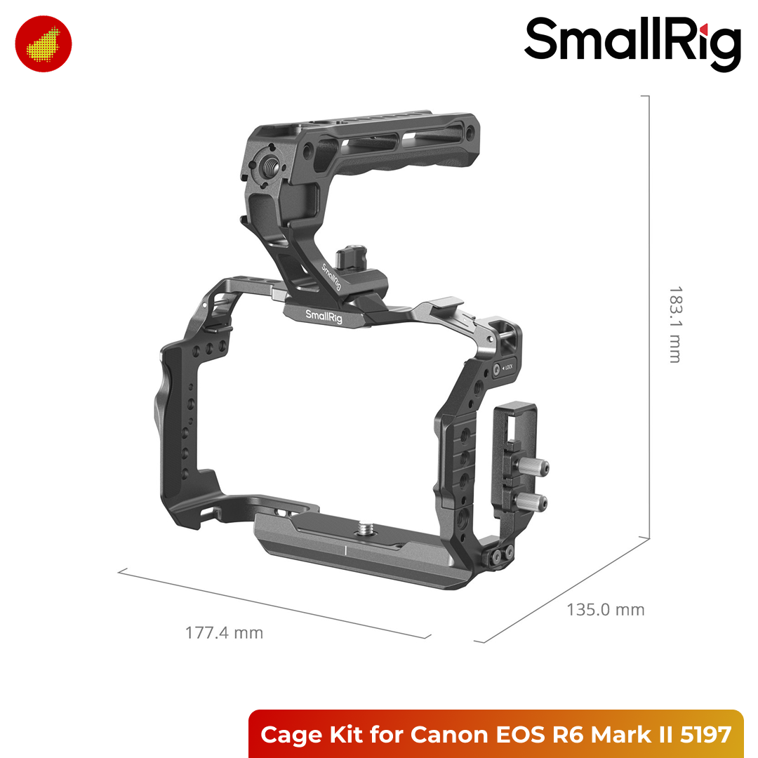 SmallRig Cage Kit for Canon EOS R6 Mark II - 5197