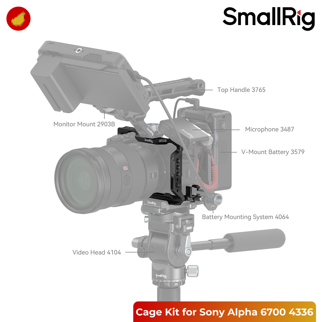 SmallRig Cage Kit for Sony Alpha 6700 - 4336