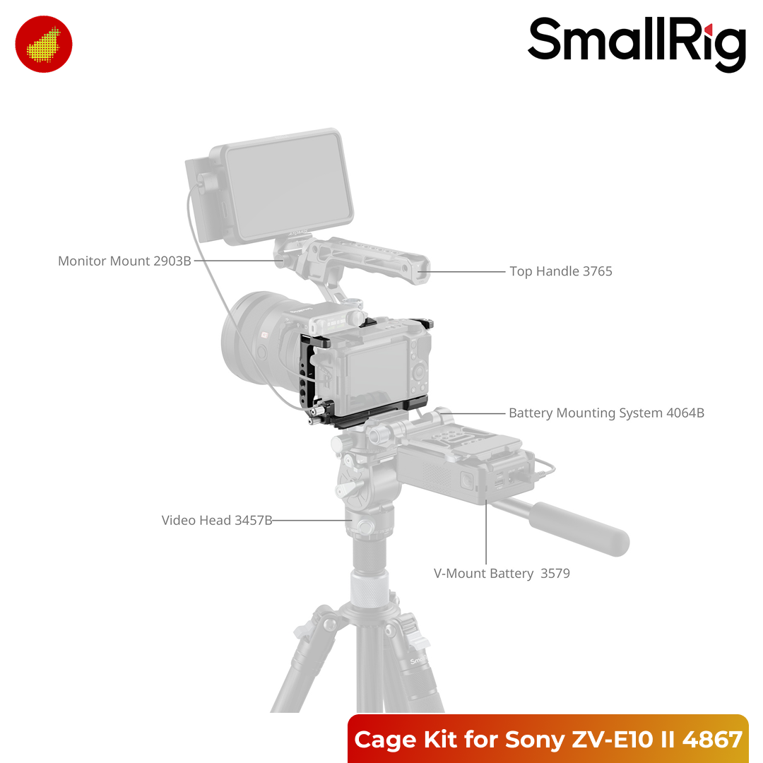 SmallRig Cage Kit for Sony ZV-E10 II