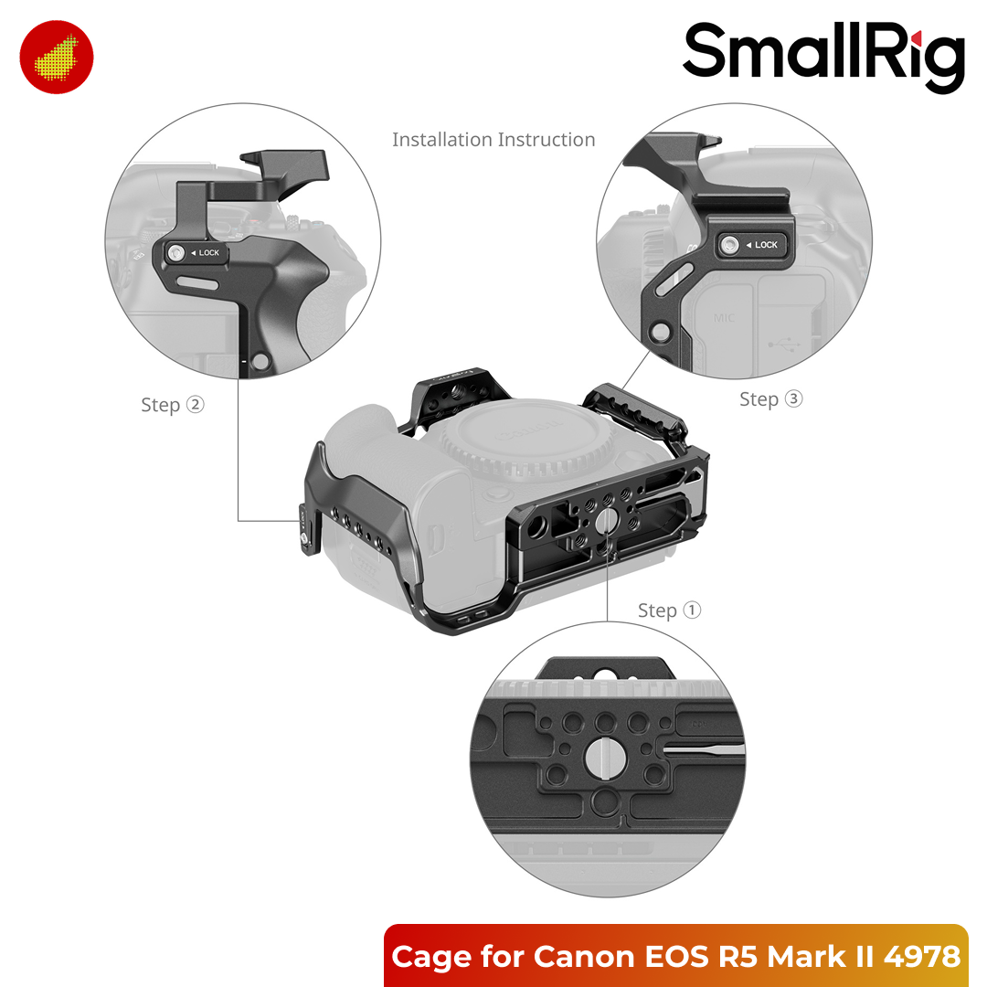 SmallRig Cage for Canon EOS R5 Mark II