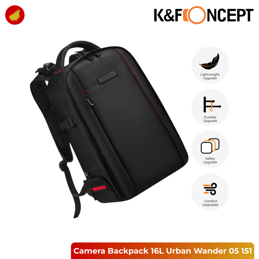 K&F Concept Camera Backpack 16L Urban Wander 05 for Photographers - KF13.151