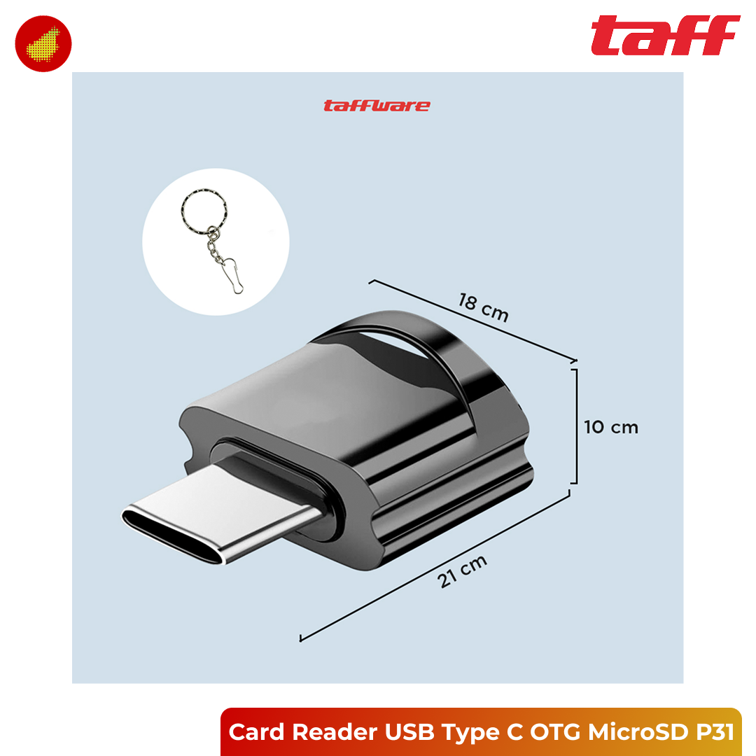 Taffware Card Reader USB Type C OTG MicroSD - P31